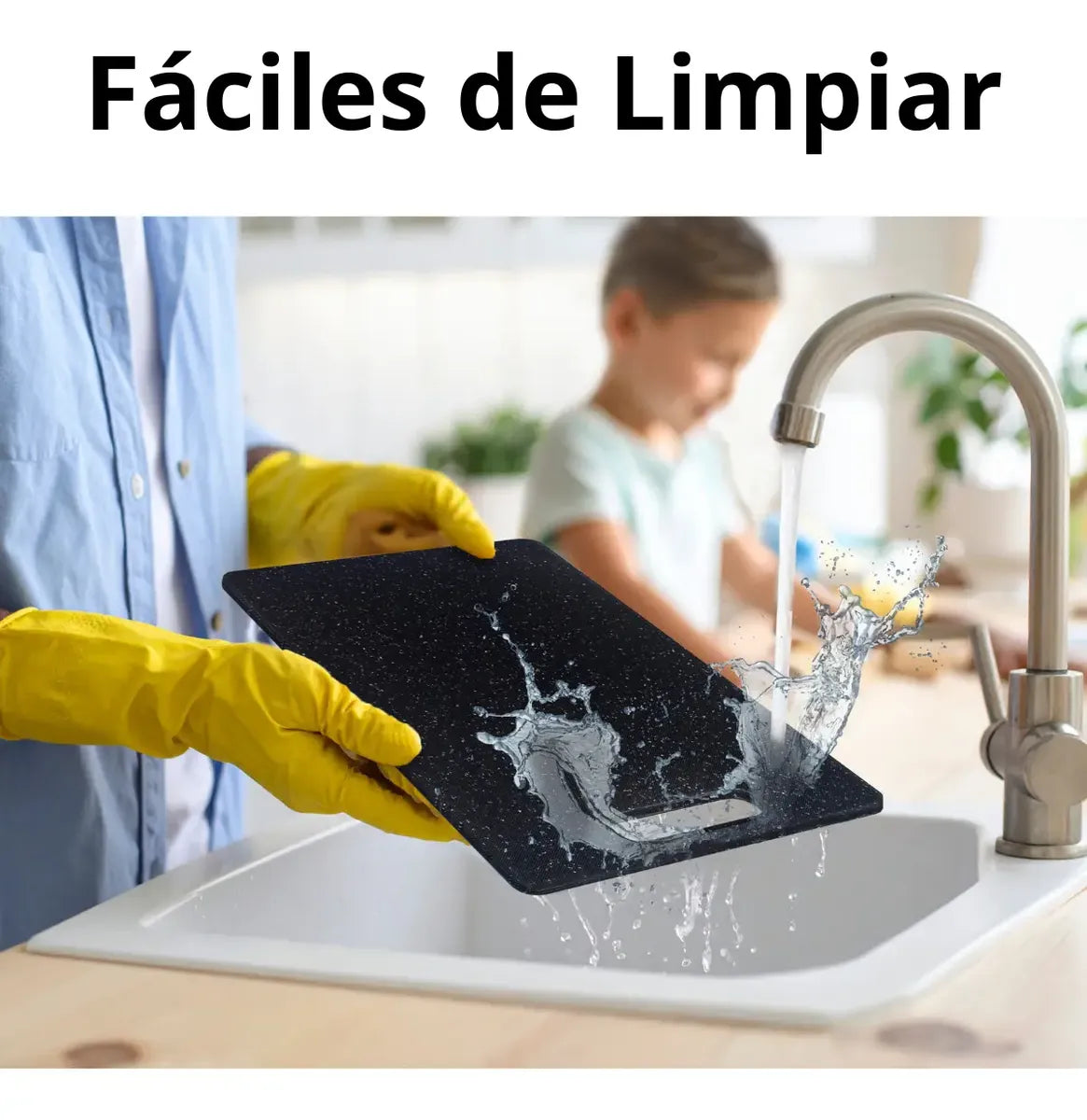 Set X3 Tabla Cocina Profesional Picar Cortar Servir Plástico