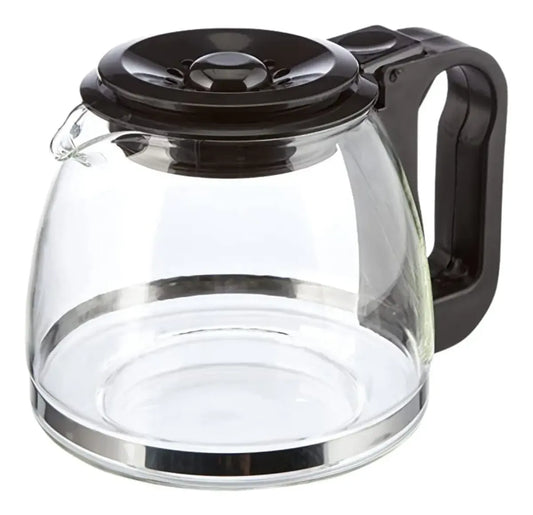 Vaso Jarra Conico De Vidrio Para Cafetera Tapa Regulable